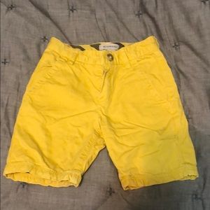 Burberry Chino Mustard Shorts -2Y